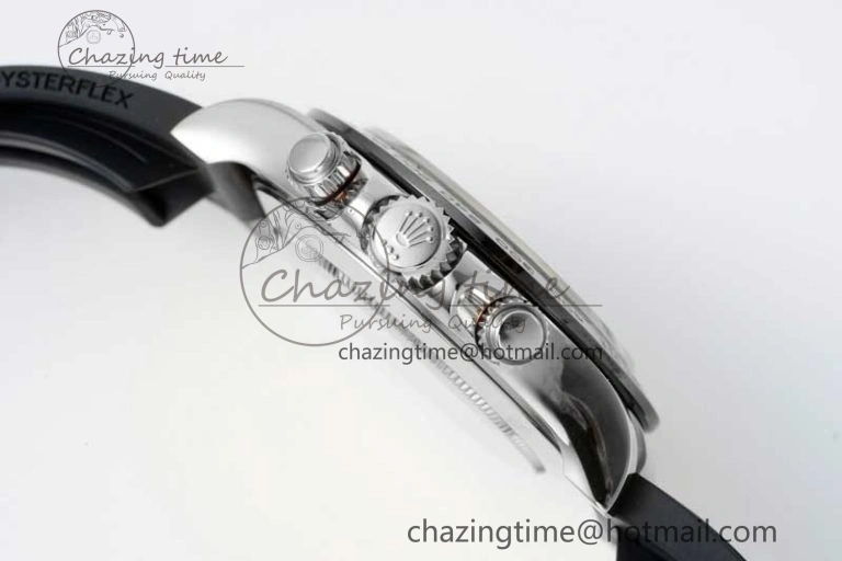 Compact Daytona 116519 QF 1:1 Best Edition Meteorite Dial on Oysterflex Rubber Strap SA 2269
