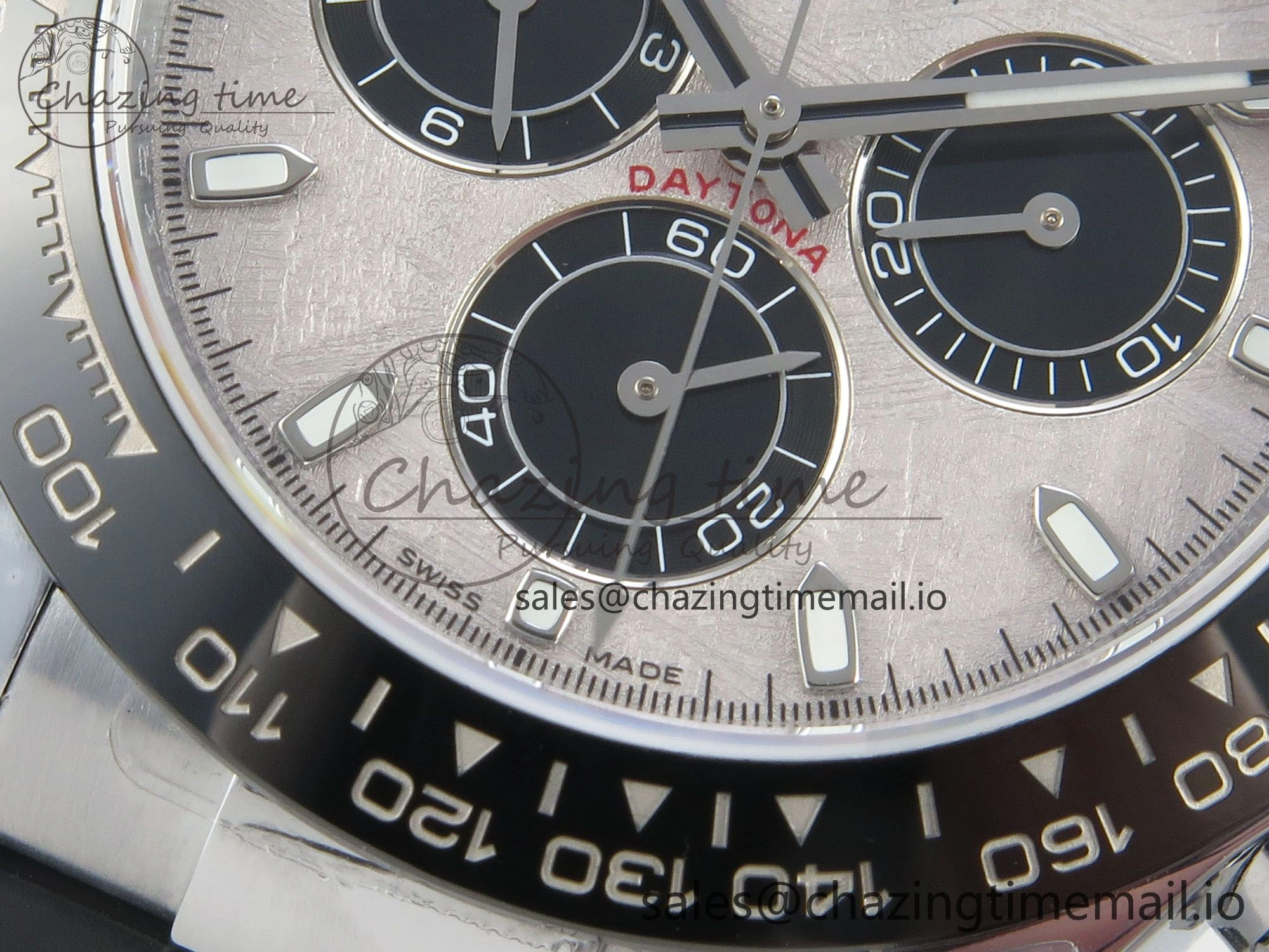 Upgraded Daytona 116519 QF 1:1 Best Edition Meteorite Dial on Oysterflex Strap SH4130 V11（Gain Weight） 163