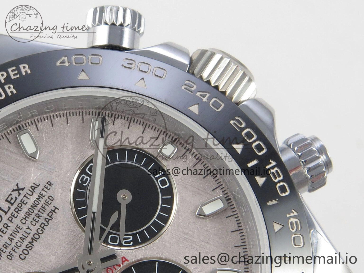 Upgraded Daytona 116519 QF 1:1 Best Edition Meteorite Dial on Oysterflex Strap SH4130 V11（Gain Weight） 163