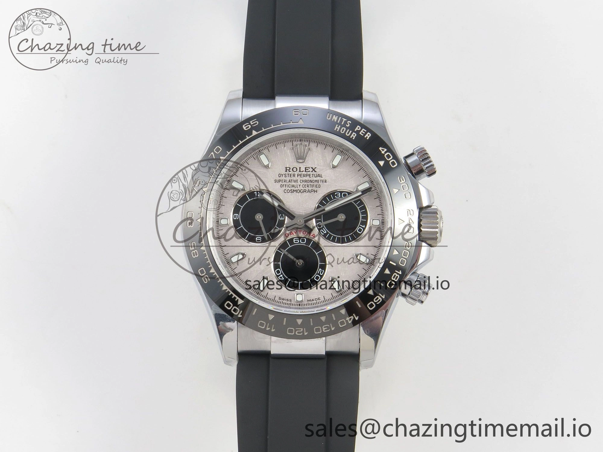 Upgraded Daytona 116519 QF 1:1 Best Edition Meteorite Dial on Oysterflex Strap SH4130 V11（Gain Weight） 163