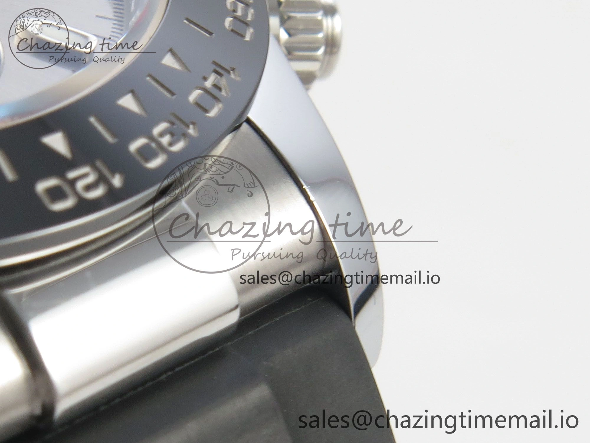 Daytona 116519 SS 3CF 1:1 Best Edition Black Bezel Grey Dial on Oysterflex Strap SH4130 V2(Mod Version) Affordable 142