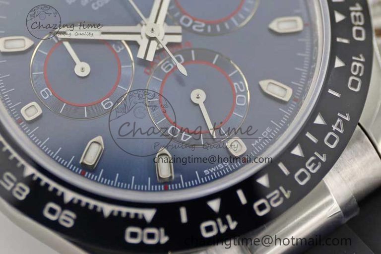 Daytona 116519 SS TWF 1:1 Best Edition 904L Steel Blue Dial on Oysterflex Strap A WellDesigned 2411