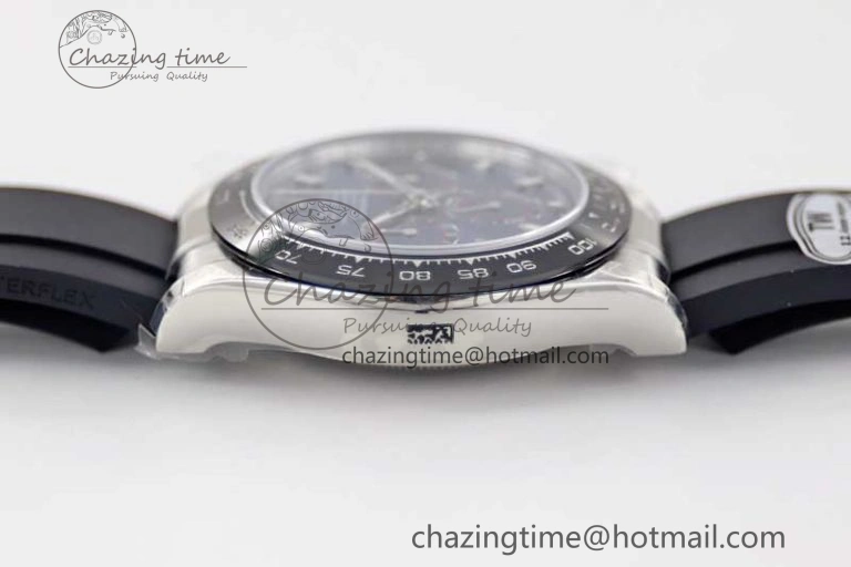 Daytona 116519 SS TWF 1:1 Best Edition 904L Steel Blue Dial on Oysterflex Strap A WellDesigned 2411