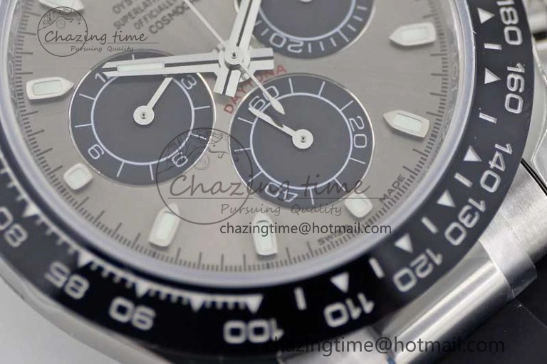 Daytona 116519 SS TWF 1:1 Best Edition 904L Steel Gray Dial on Oysterflex Strap A Vibrant 2412