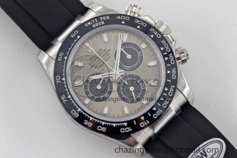 Daytona 116519 SS TWF 1:1 Best Edition 904L Steel Gray Dial on Oysterflex Strap A Vibrant 2412