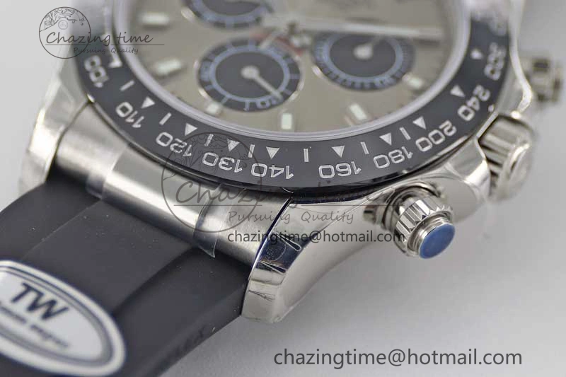 Daytona 116519 SS TWF 1:1 Best Edition 904L Steel Gray Dial on Oysterflex Strap A Vibrant 2412