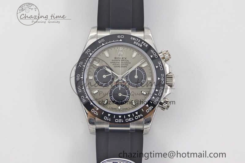 Daytona 116519 SS TWF 1:1 Best Edition 904L Steel Gray Dial on Oysterflex Strap A Vibrant 2412