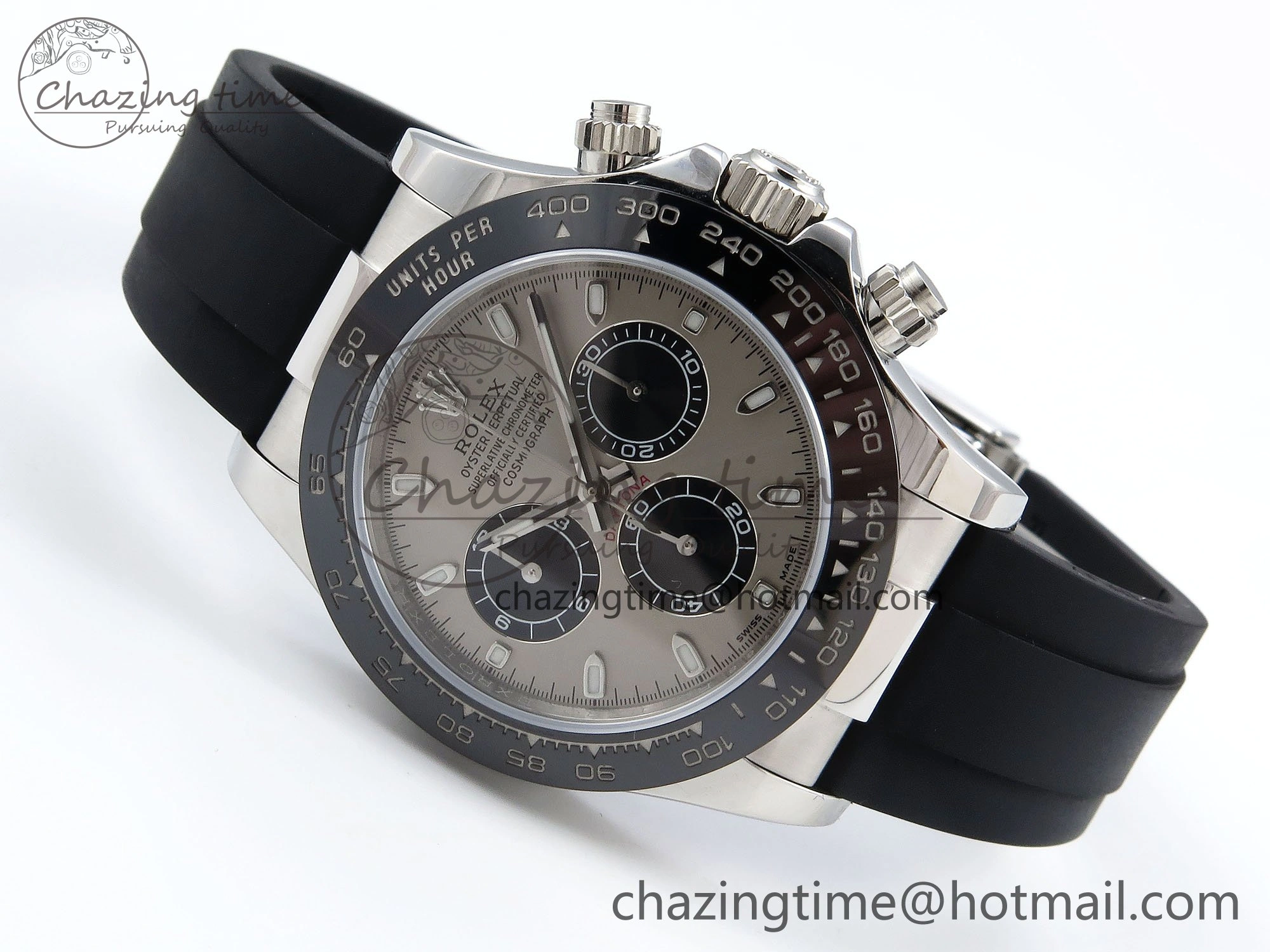 Daytona 116519 VRF 1:1 Best Edition Gray Dial on Oysterflex Rubber Strap A Unisex 1641