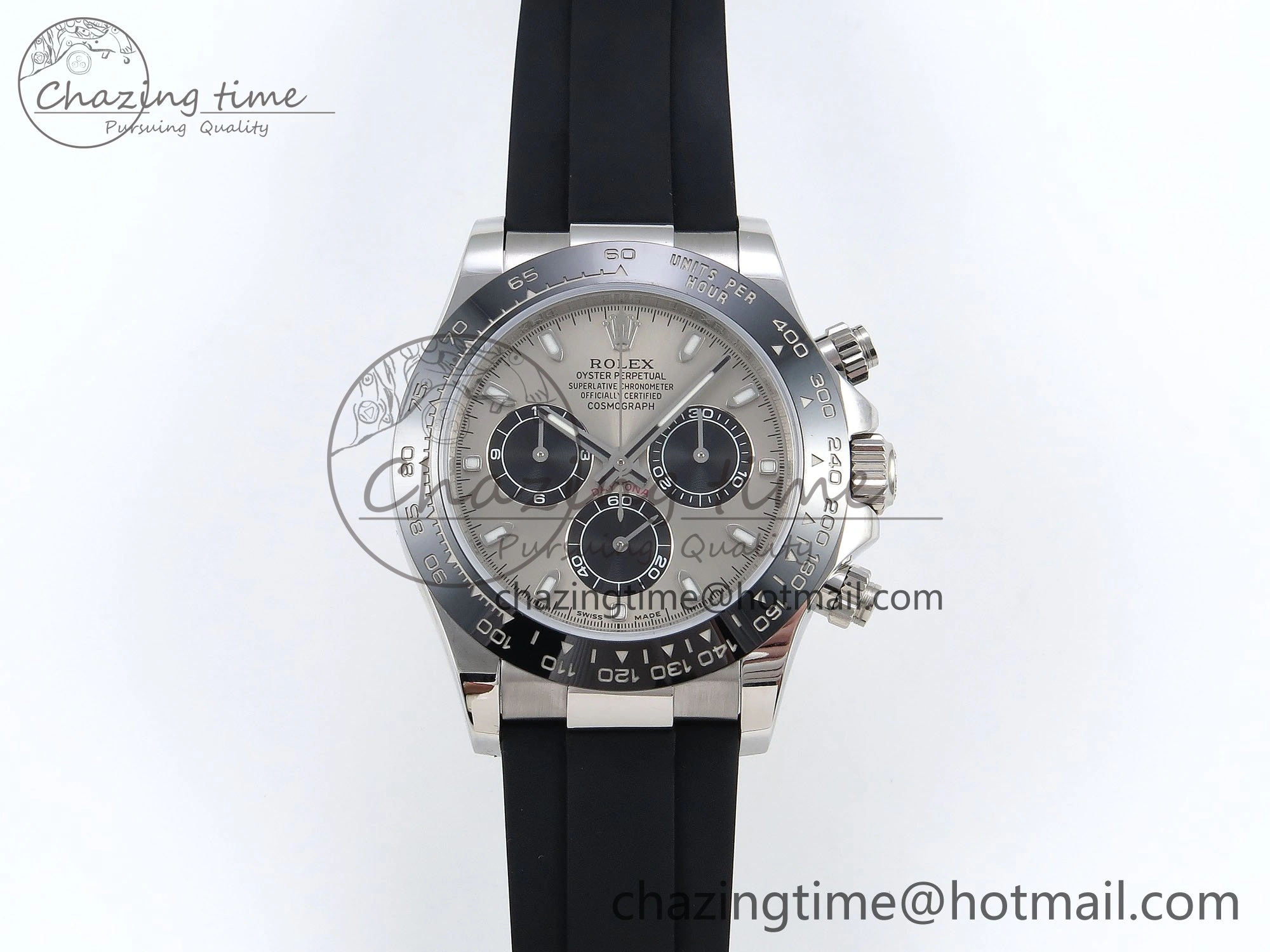 Daytona 116519 VRF 1:1 Best Edition Gray Dial on Oysterflex Rubber Strap A Unisex 1641