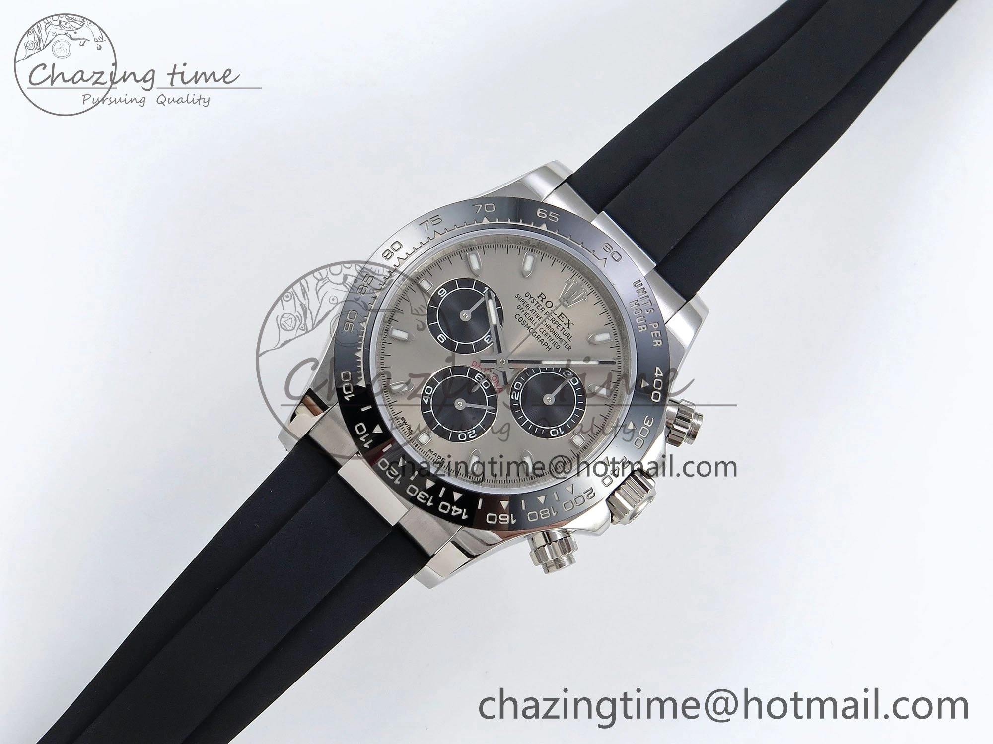 Daytona 116519 VRF 1:1 Best Edition Gray Dial on Oysterflex Rubber Strap A Unisex 1641
