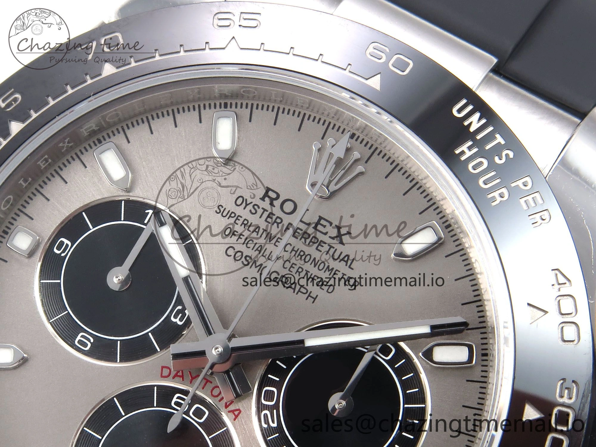 SportInspired Daytona 116519 VSF 1:1 Best Edition 904L Steel Gray Dial on Oysterflex Strap DD 1004