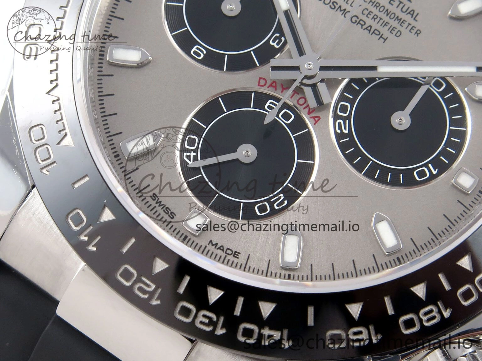 SportInspired Daytona 116519 VSF 1:1 Best Edition 904L Steel Gray Dial on Oysterflex Strap DD 1004