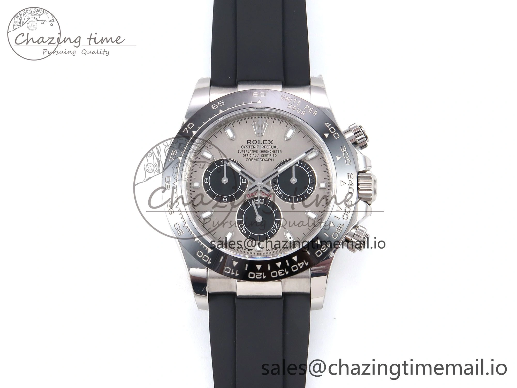 SportInspired Daytona 116519 VSF 1:1 Best Edition 904L Steel Gray Dial on Oysterflex Strap DD 1004