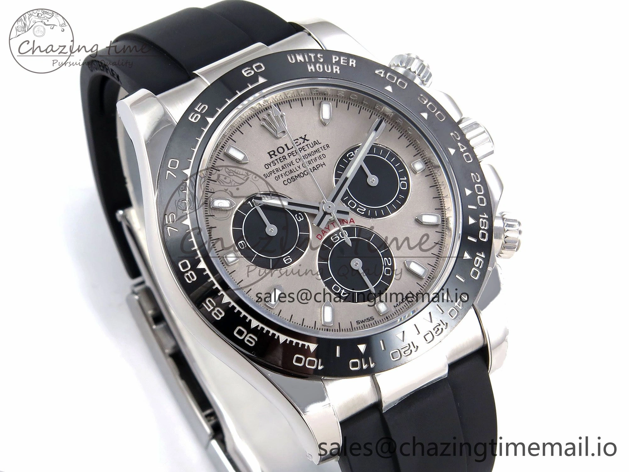 ModernLook Daytona 116519 ZF 1:1 Best Edition Silver Dial on Oysterflex Strap SH4130（Gain Weight） 1243