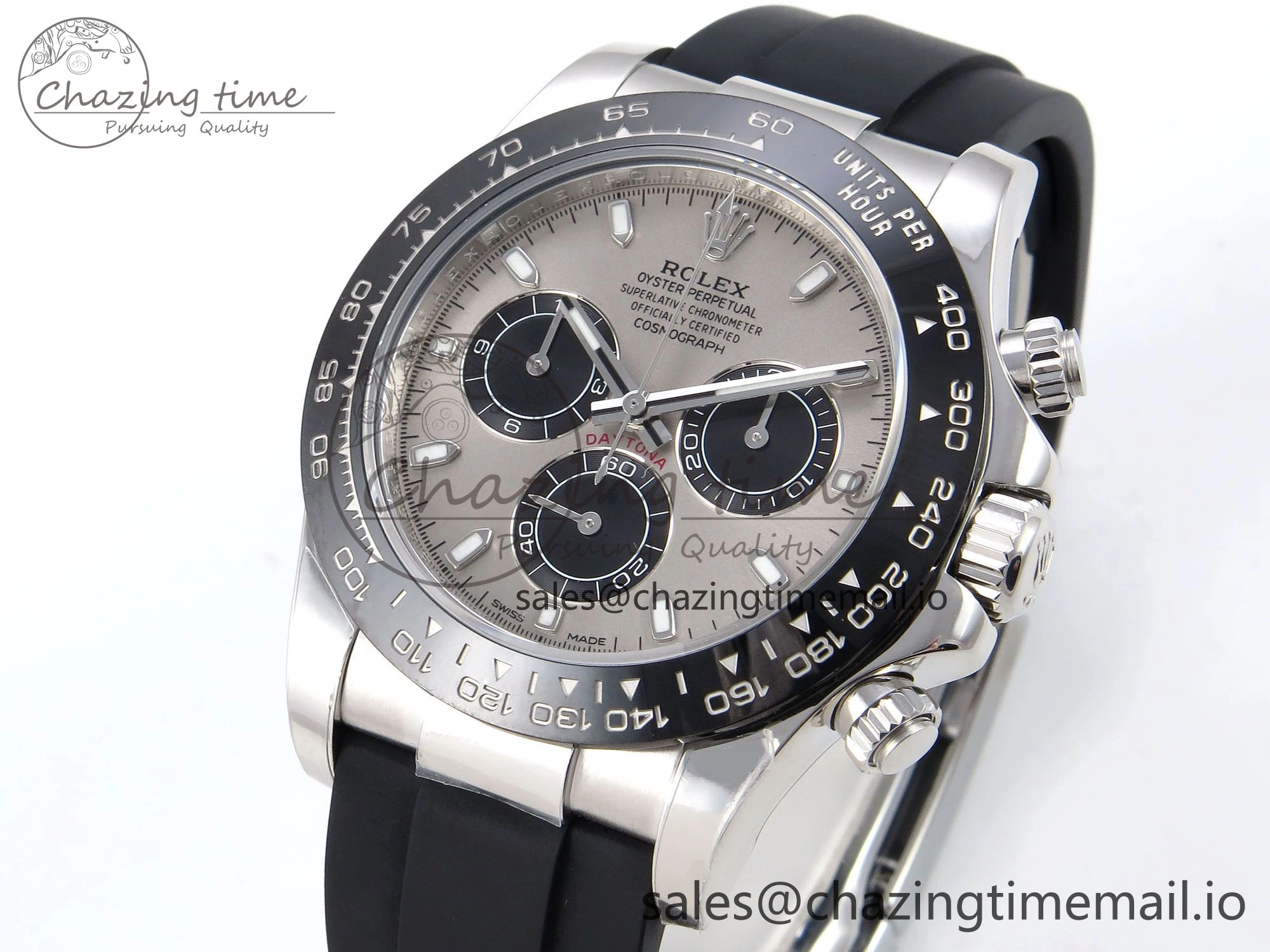 ModernLook Daytona 116519 ZF 1:1 Best Edition Silver Dial on Oysterflex Strap SH4130（Gain Weight） 1243