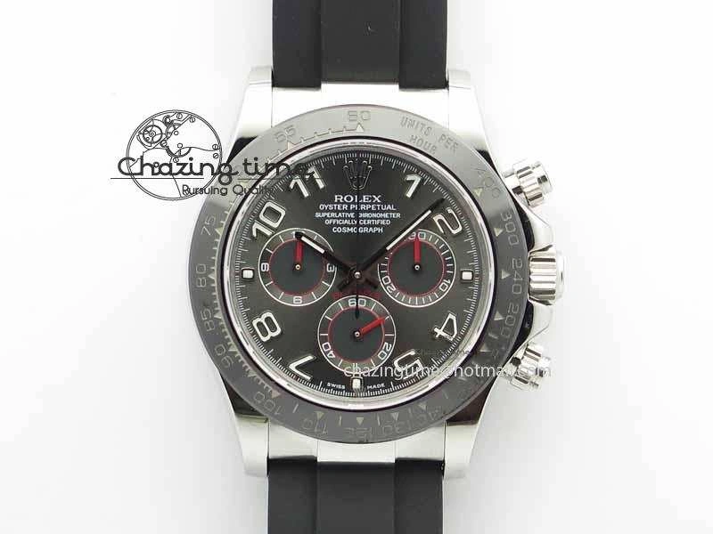 Efficient Daytona 116519LN 2016 Baselworld JH Best Edition Gray Dial On Rubber Strap A4130 (Free XS rubber strap) 3649