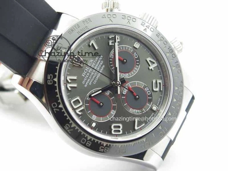 Efficient Daytona 116519LN 2016 Baselworld JH Best Edition Gray Dial On Rubber Strap A4130 (Free XS rubber strap) 3649