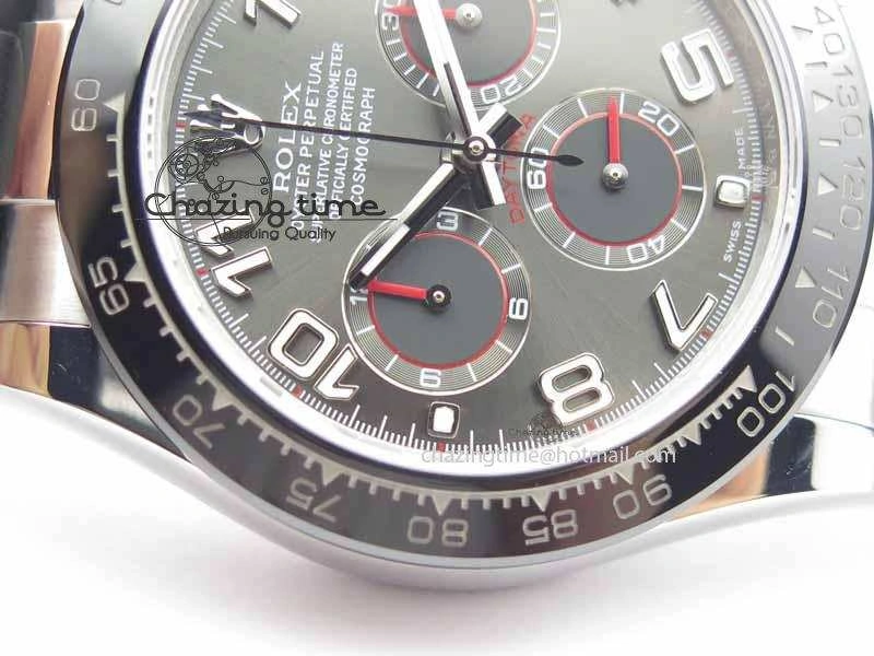 Efficient Daytona 116519LN 2016 Baselworld JH Best Edition Gray Dial On Rubber Strap A4130 (Free XS rubber strap) 3649