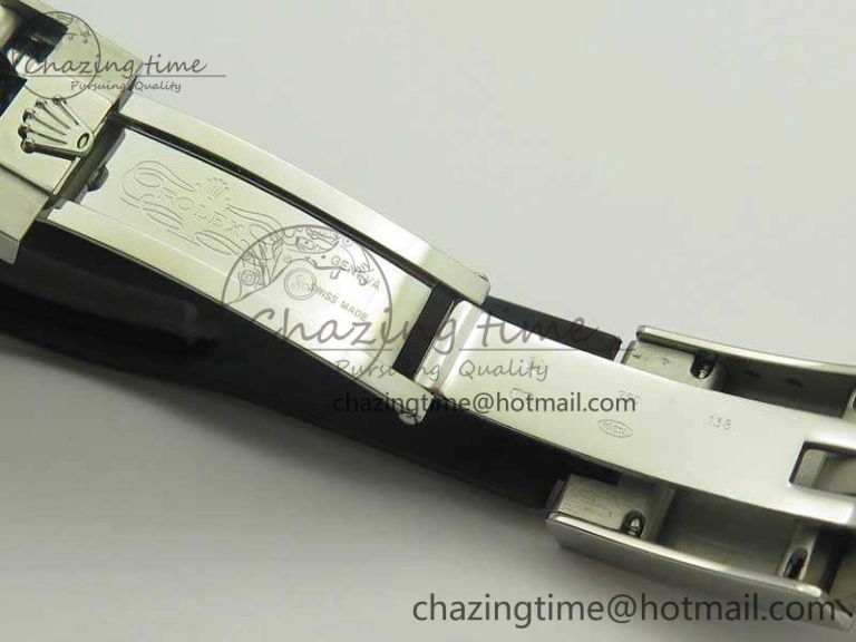 Compact Daytona 116519LN JH Best Black Dial On Rubber Strap A4130 (Free XS Rubber ) 3461