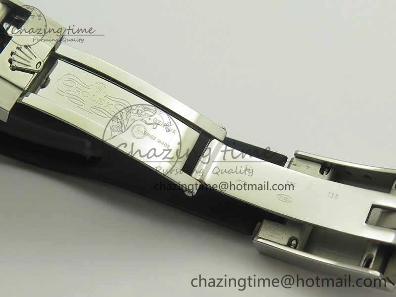 Compact Daytona 116519LN JH Best Black Dial On Rubber Strap A4130 (Free XS Rubber ) 3461
