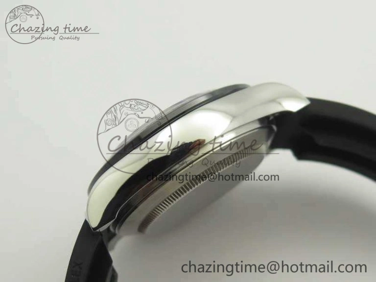Compact Daytona 116519LN JH Best Black Dial On Rubber Strap A4130 (Free XS Rubber ) 3461