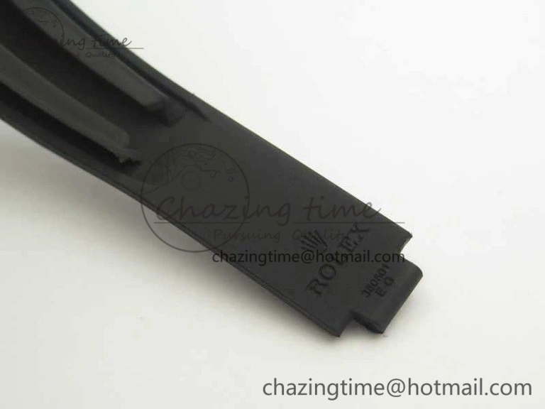 Compact Daytona 116519LN JH Best Black Dial On Rubber Strap A4130 (Free XS Rubber ) 3461