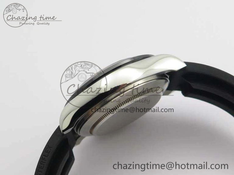SoftTouch Daytona 116519LN JH Best Edition Black Dial Crystal Markers On Rubber Strap A4130 (Free XS Rubber Strap) 3558