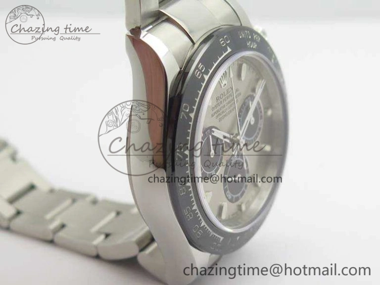 Daytona 116519LN JH Best Edition Gray Dial Ceramic Bezel On SS Bracelet A Premium 3556