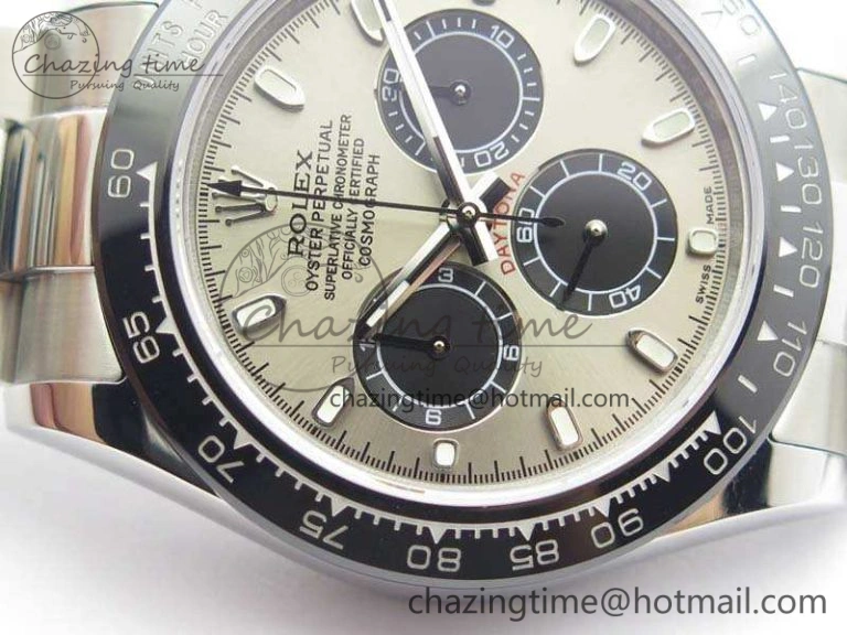 Daytona 116519LN JH Best Edition Gray Dial Ceramic Bezel On SS Bracelet A Premium 3556