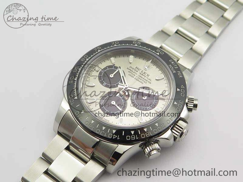 Daytona 116519LN JH Best Edition Gray Dial Ceramic Bezel On SS Bracelet A Premium 3556