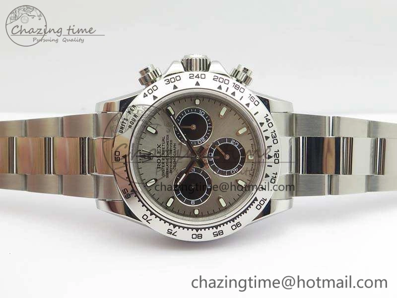 Practical Daytona 116519LN JH Best Edition Gray Dial SS Bezel On SS Bracelet A 3559