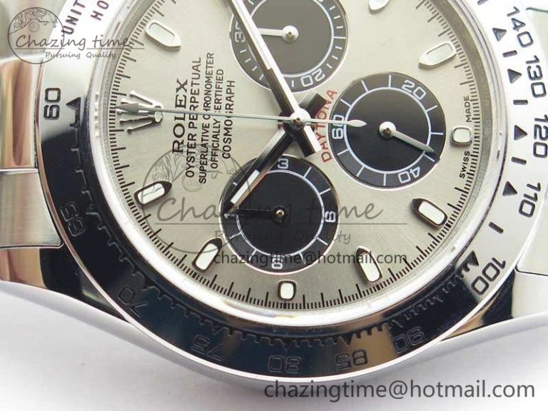 Practical Daytona 116519LN JH Best Edition Gray Dial SS Bezel On SS Bracelet A 3559