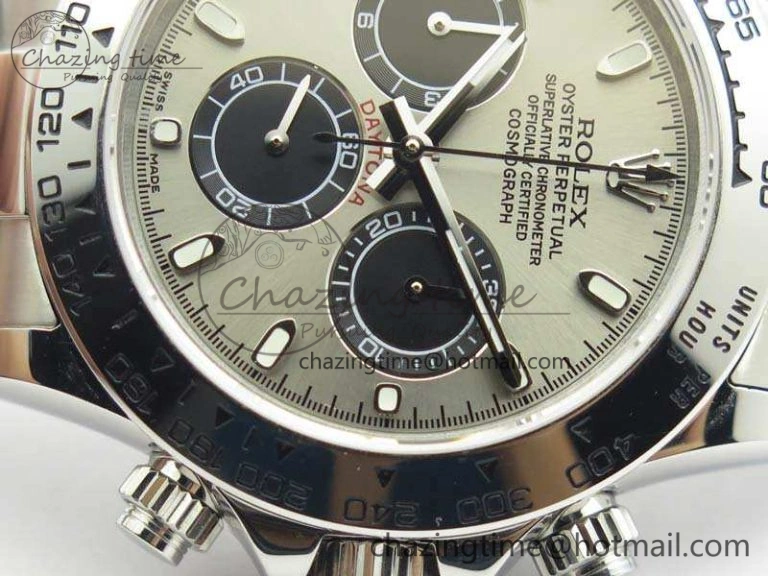 Practical Daytona 116519LN JH Best Edition Gray Dial SS Bezel On SS Bracelet A 3559