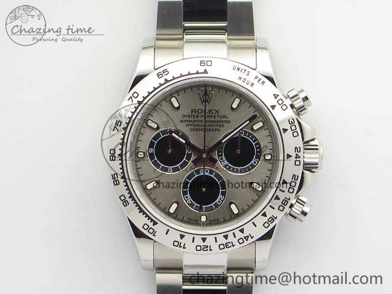 Practical Daytona 116519LN JH Best Edition Gray Dial SS Bezel On SS Bracelet A 3559