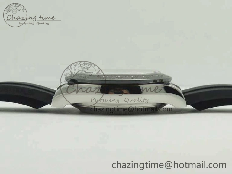 Daytona 116519LN JH Best White MOP Crystal Dial On Rubber Strap A4130 (Free XS Rubber ) FlexibleFit 3462