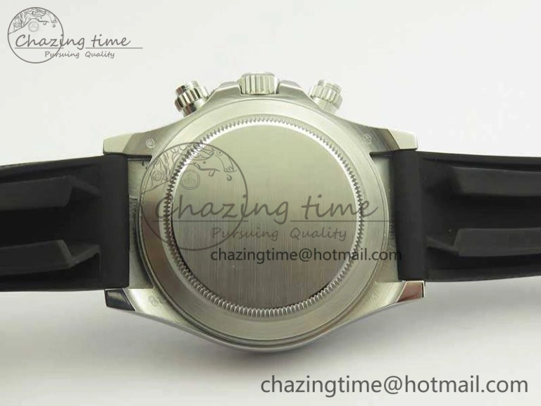 Daytona 116519LN JH Best White MOP Crystal Dial On Rubber Strap A4130 (Free XS Rubber ) FlexibleFit 3462