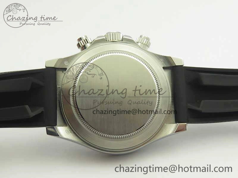 Daytona 116519LN JH Best White MOP Crystal Dial On Rubber Strap A4130 (Free XS Rubber ) FlexibleFit 3462