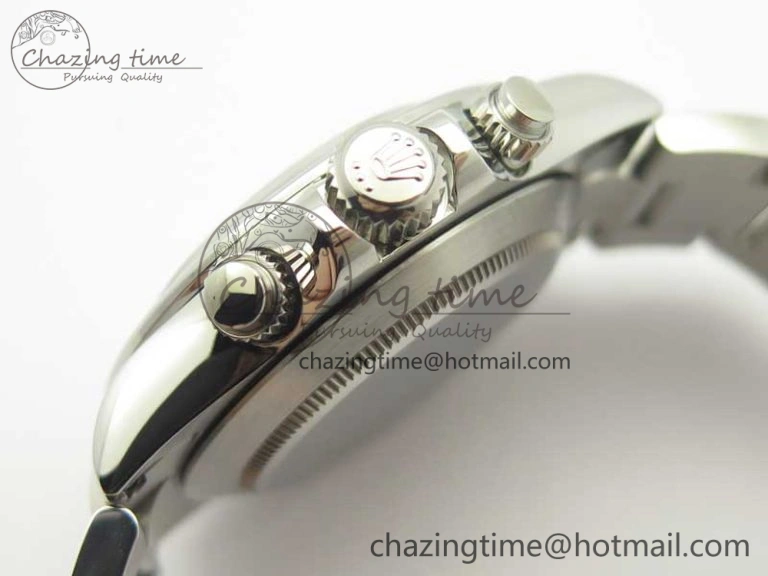 Daytona 116520 ARF 1:1 Best Edition 904L SS Case and Bracelet White Dial A4130 Super Clone V Functional 3419
