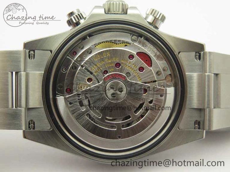 Daytona 116520 ARF 1:1 Best Edition 904L SS Case and Bracelet White Dial A4130 Super Clone V Functional 3419