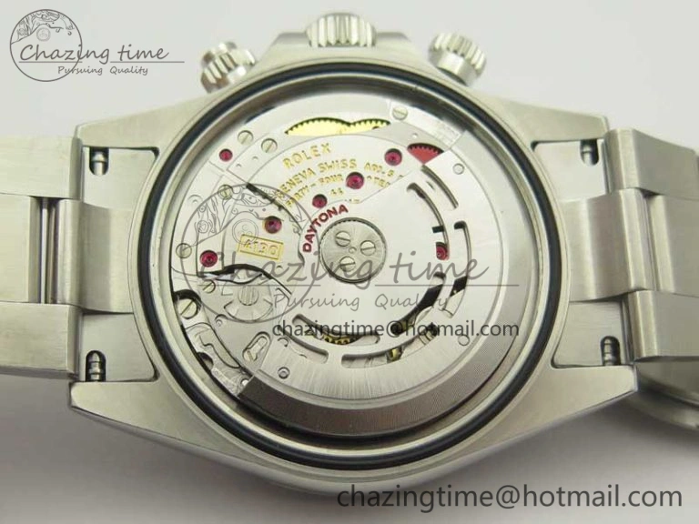 Daytona 116520 ARF 1:1 Best Edition 904L SS Case and Bracelet White Dial A4130 Super Clone V Functional 3419