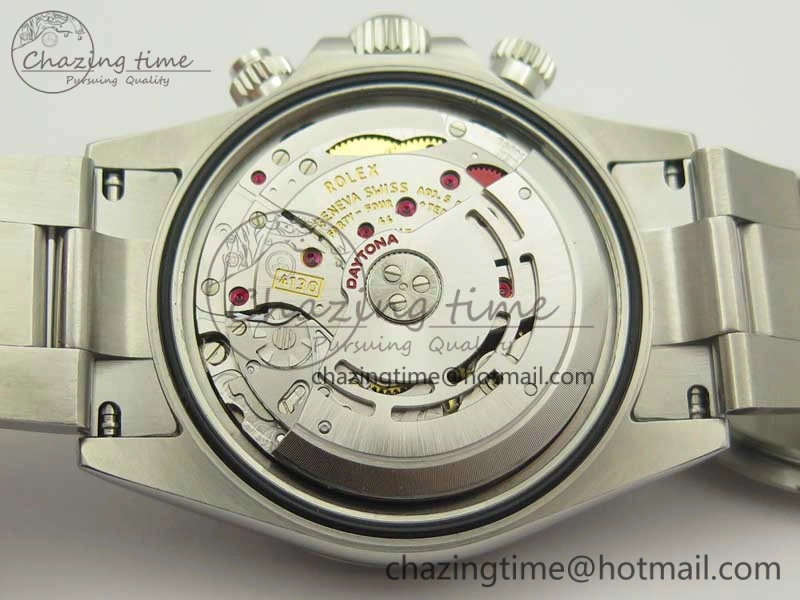 Daytona 116520 ARF 1:1 Best Edition 904L SS Case and Bracelet White Dial A4130 Super Clone V Functional 3419