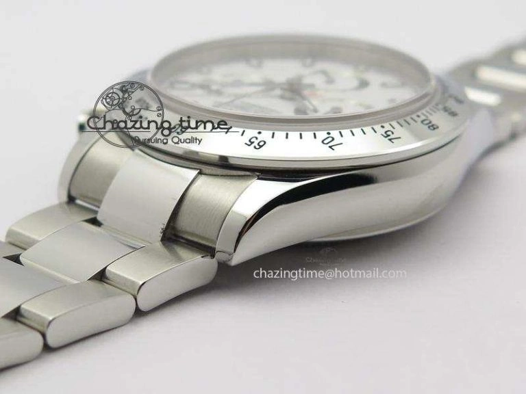 Daytona 116520 BP Maker Best Edition White Dial On SS Bracelet A7750 V Flexible 3946
