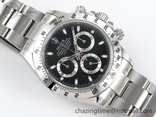 Tailored Daytona 116520 Clean 1:1 Best Edition 904L SS Case and Bracelet Black Dial SA4130 V 1556