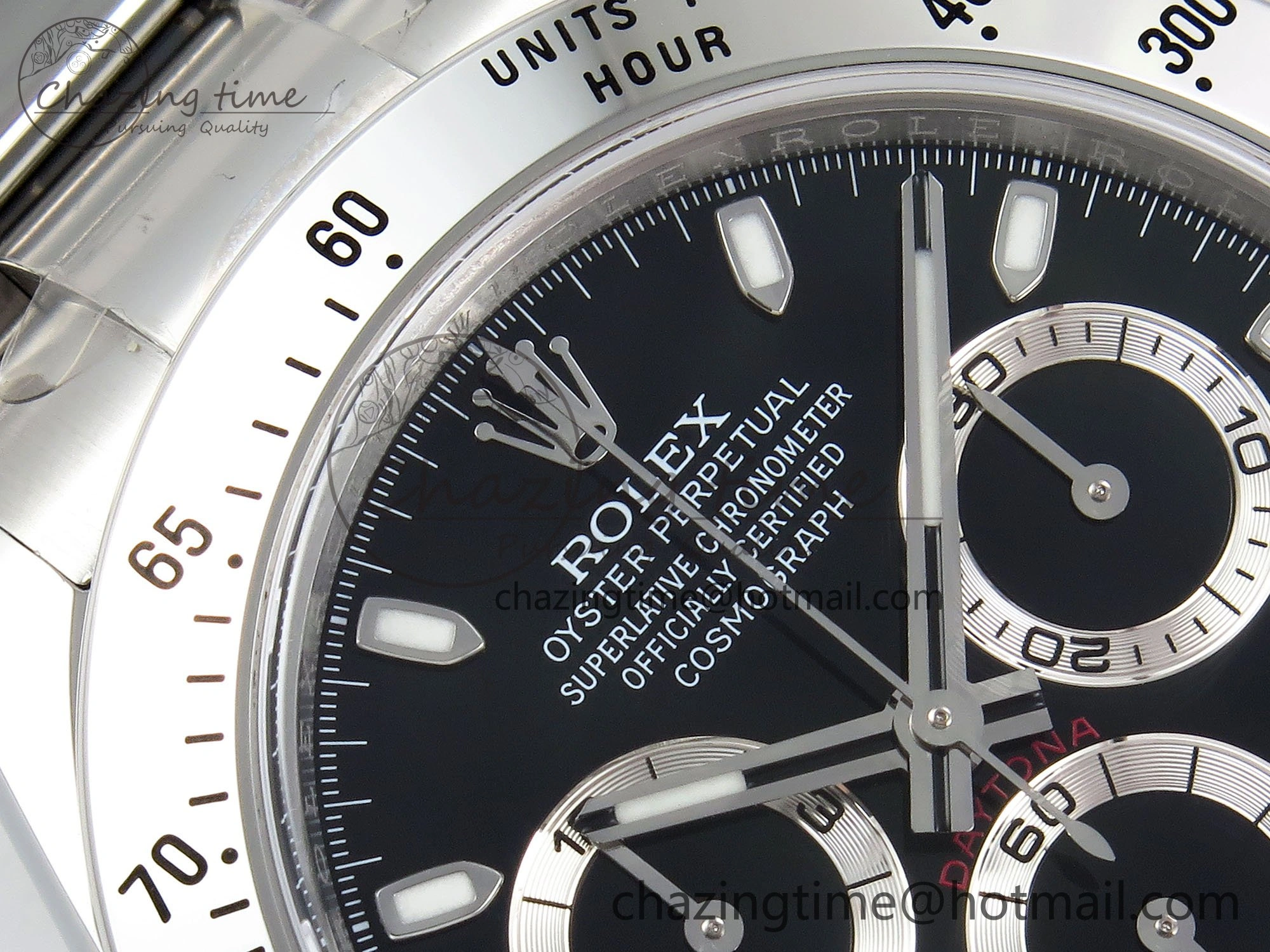 Tailored Daytona 116520 Clean 1:1 Best Edition 904L SS Case and Bracelet Black Dial SA4130 V 1556