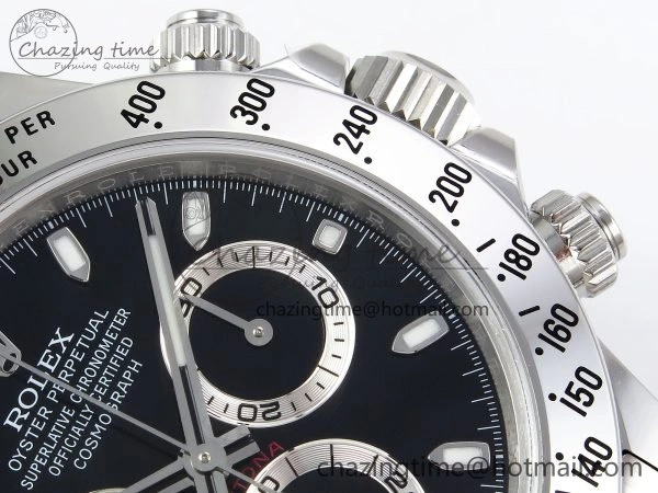 Tailored Daytona 116520 Clean 1:1 Best Edition 904L SS Case and Bracelet Black Dial SA4130 V 1556