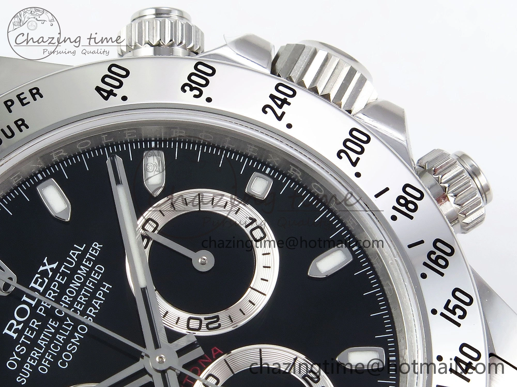 Tailored Daytona 116520 Clean 1:1 Best Edition 904L SS Case and Bracelet Black Dial SA4130 V 1556
