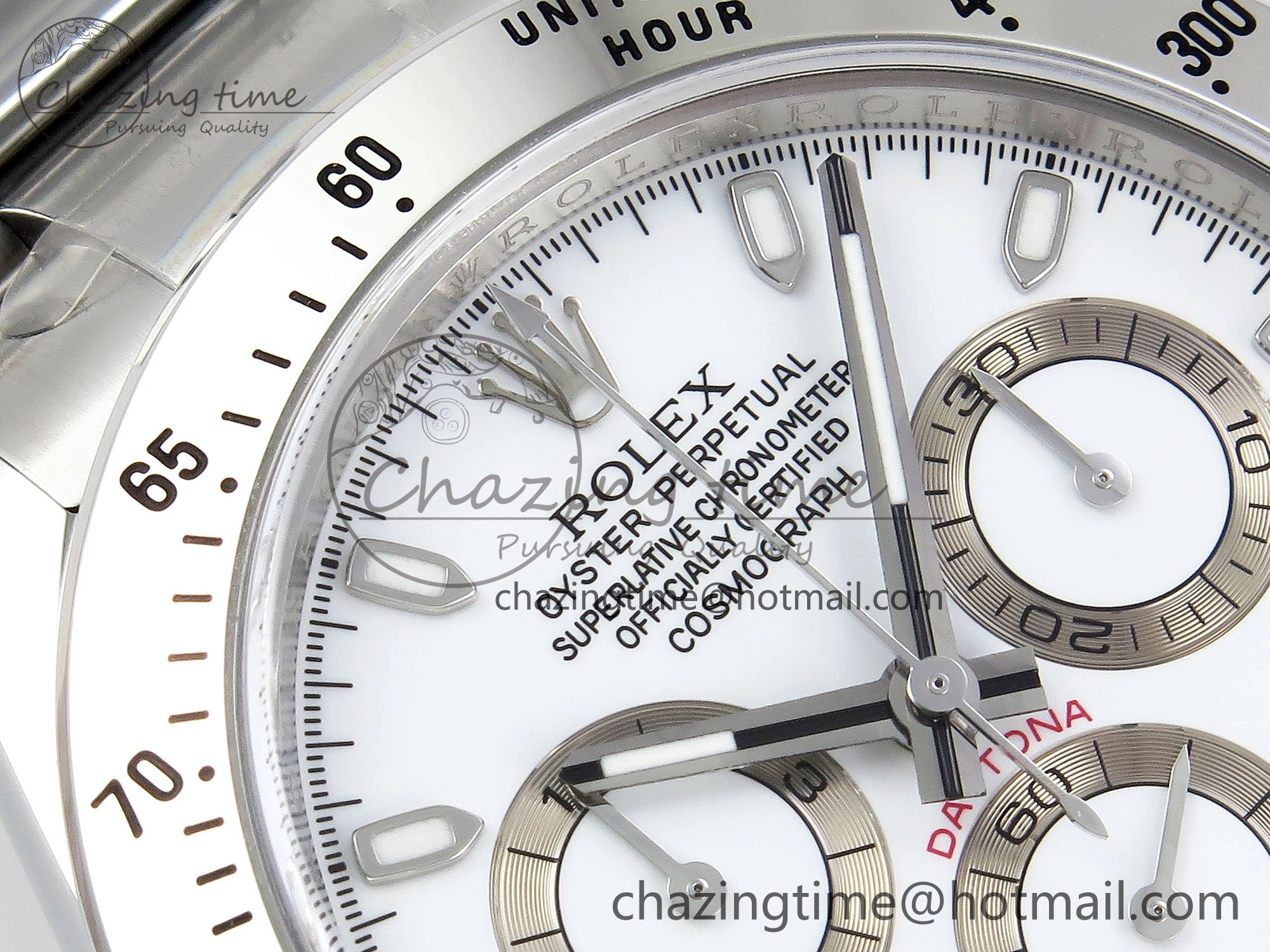 Daytona 116520 Clean 1:1 Best Edition 904L SS Case and Bracelet White Dial SA4130 V Sustainable 1557