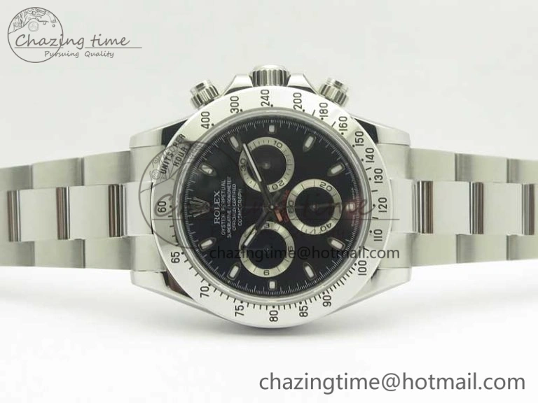 Refined Daytona 116520 GMF Best Edition 904L SS Case and Bracelet Black Dial A 3362