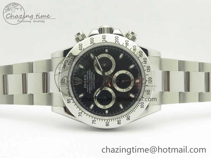 Refined Daytona 116520 GMF Best Edition 904L SS Case and Bracelet Black Dial A 3362