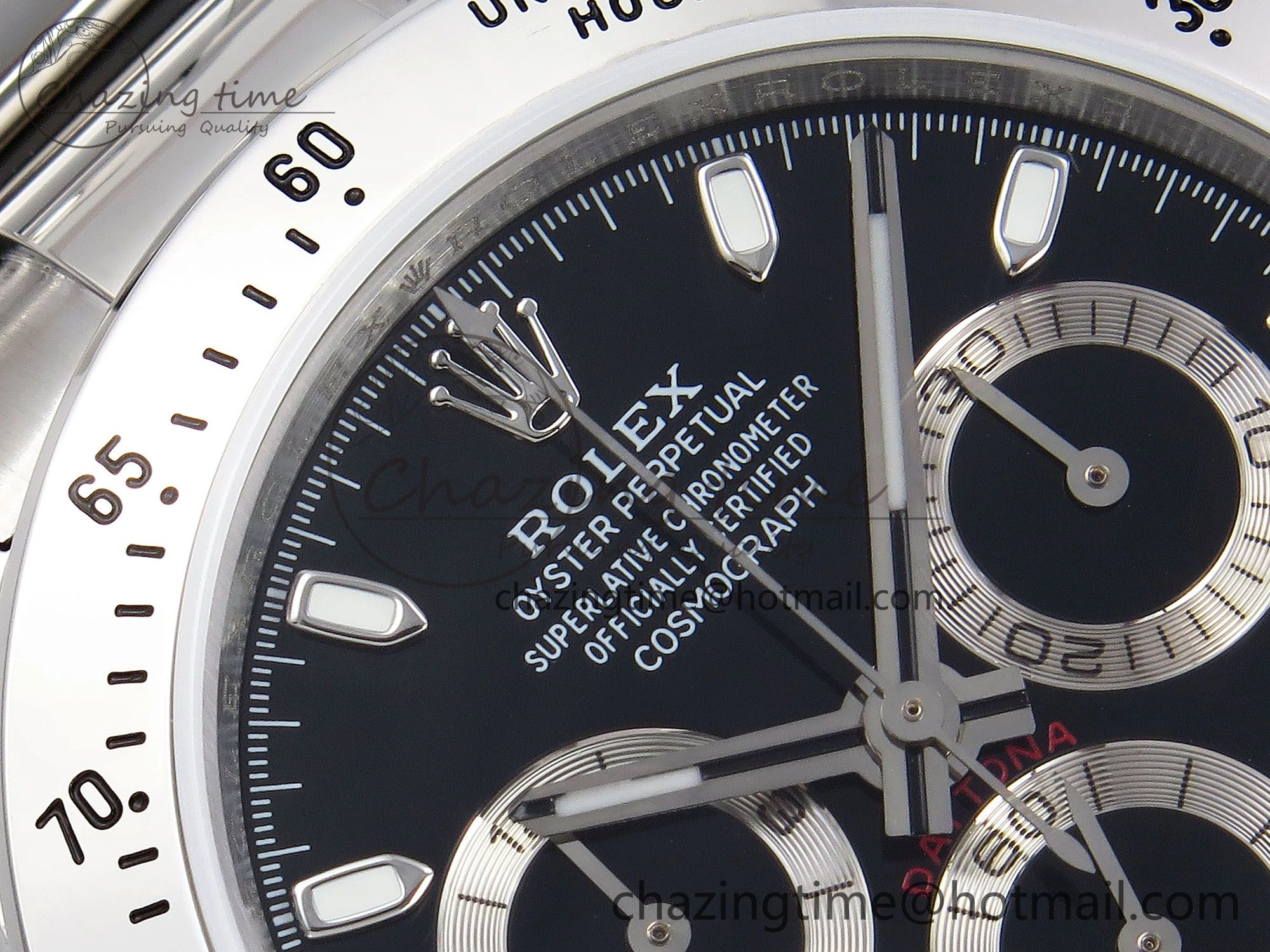 Contemporary Daytona 116520 JDF 1:1 Best Edition 904L Steel Black Dial on SS Bracelet A 1336